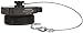 Dixon PLUG150F-C 1 1/2" NST RL Plug with Chain, 1.5" ID, Hardcoat Aluminum