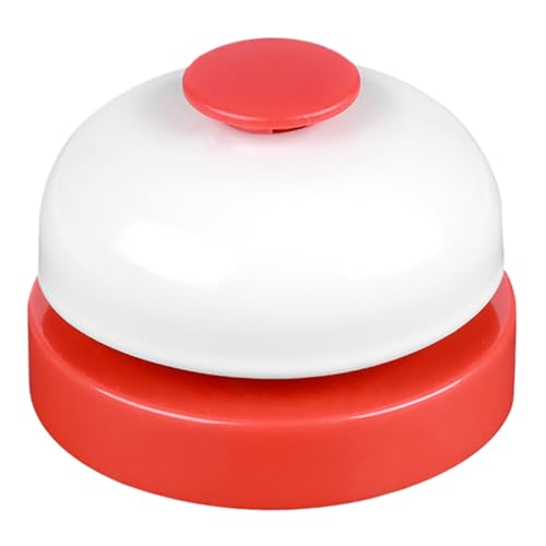 Sonnette de Bureau 2.5 X 18 Pouces avec Bouton Rond Rotatif à 360° Clochettes Portables pour Enfants 3 Buzzers de Jeu Amusants pour Les Restaurants de Service L'éCole Familiale