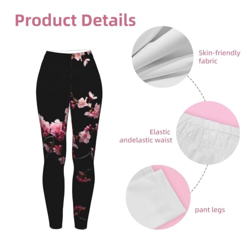 Leggings japoneses florales de mujer: ropa de gimnasio cómoda y elástica 6