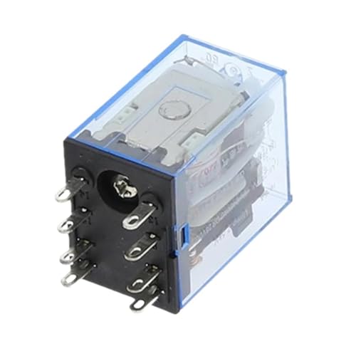 Relé MY2P DPDT AC 12V para automatizar sistemas de riego y domótica en el hogar