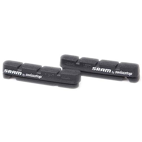 Sram Road Brake Pad Inserts Black For Alloy Rims By Swissstop Pair #TOP1