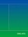 Cornell Notes: Composition Notebook | Quad Ruled Graph Note Taking Section | Table of Contents & Numbered Pages | Blue Green Ombre (100 Pages)