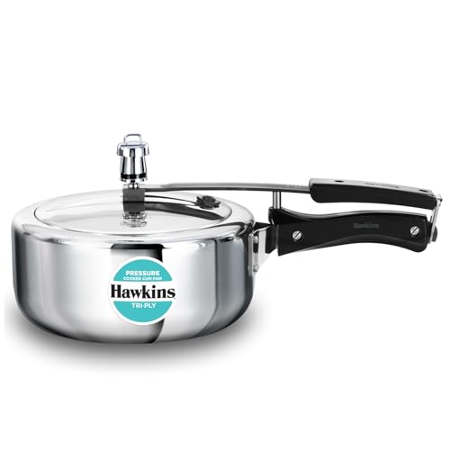 Hawkins 3 Litre Tri-Ply Pressure Cooker cum Pan, Triply Stainless...