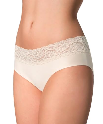 Julimex Lingerie Briefs Hipster Panty, Beige,S