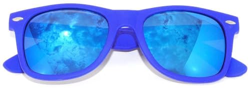 Image of OWL Retro Vintage Sunglasses Colorful Mirror Lens Matte Frame 3,5,6,10,12,14 Pairs