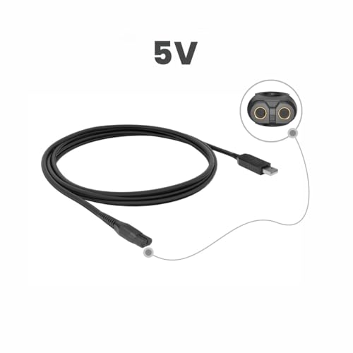Image of 5V USB CHARGING CABLE COMPATIBLE ONLY WITH PHILIPS TRIMMERS & SHAVERS (SELECT MODELS) | 5V-1A USB CHARGING CABLE | 5V MG7920 BUSB2