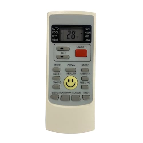 Image of Upix AC Remote No. 45A (No Backlight), Compatible /Replacement for Amstrad AC Remote Control (Exactly Same Remote Will Only Work)