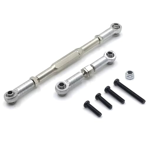 �X�P�[�����f�� For WPL C14 C24 B14 B16 B24 B36 1/16 For Henglong FY For JJRC ���^���A�b�v�O���[�h�X�e�A�����O�T�[�{���b�h �����[�g�R���g���[���J�[�A�N�Z�T���[(Silver)