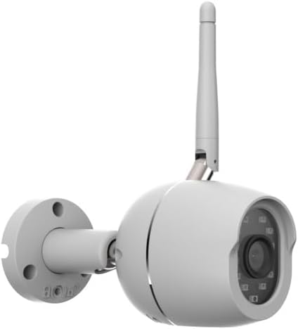 Caméra de surveillance IP Wi-Fi extérieure IP65-1080P – Blanc – Chacon