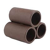 Norgail Handmade Brown Ceramic Shelters - Shrimp Habitat, Breeding Tube, Hiding cave - Hideaway Pipes Reduce Stress, Encourage spawning - Decorative Aquarium Accessories 1PCS (Small)