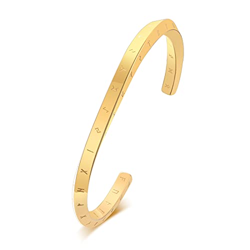 Men Bracelet Norse Viking Mobius: Vnox Stainless Steel All-light Arm Rings Pagan Jewelry Amulet Talisman Bangle Gifts for Women