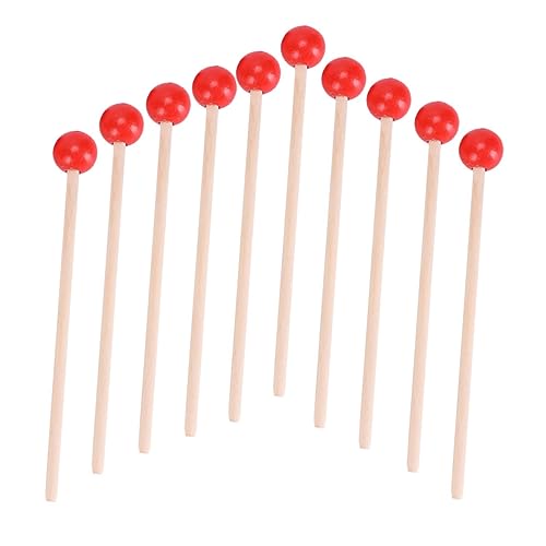 HAMPPLIES 15個木製ハンマー ベビービートおもちゃ 幼児用ミニ打楽器 知育玩具 手と目の協調性を育てる 木製打楽器マレット