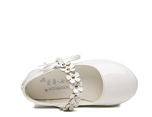 Little Girls Dress Ballet Mary Jane Flat Shoes for Toddler Little Kids Princess Flower Girl Wedding Party4
