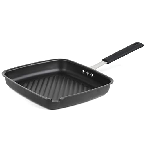 Salter BW05459BS Sartén Para Asar, 26 cm, Que Dura Toda La Vida, Hecho De Acero Al Carbono, Con Capa De Cera Sin PTFE, Duradero, Cocina Con Poco O Sin Aceite, Fácil De Limpiar, Negro
