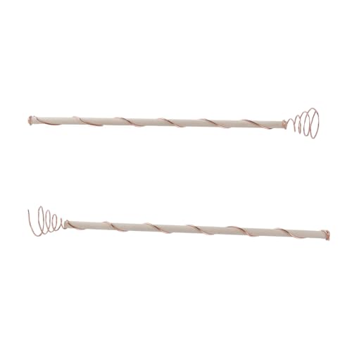Ausi 6 antenas de cobre para jardinería, de 30 cm, para cultivo eléctrico. Cable de cobre para cultivo eléctrico. Bobinas para cultivo de plantas.