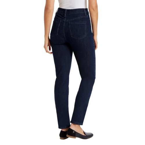 Image of Gloria Vanderbilt Womens Amanda Classic High Rise Tapered Jean Petite