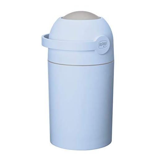 Chicco Nappy Bin Odour Off, luieremmer, compacte en ruimtebesparende container, geen navullingen nodig, normale zakken zijn bruikbaar, blauw