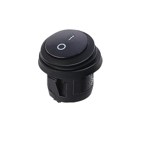 Interrupteur à bascule LED AC 220V bouton on off étanche rond pour tableau électrique
