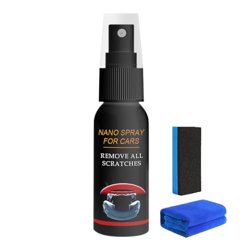Nurafix Auto Spray Kratzer Entfernen Quick Effect Coating Agent Scratch Remover Auto Auto-Beschichtungs- Sprays Für Glanz Und Schutz Nano-Autospray Auto Kratzer Entferner Remove All Scratches (A)