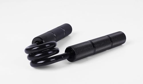 Image of Anuash 150 lbs Metal Hand Grip Strengthener for Men & Women - Heavy Duty Forearm & Wrist Exerciser for Strength Training | Aluminum Grip Trainer for Muscle Building, Finger Exercise (Black)