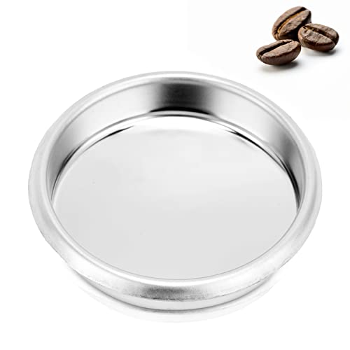 inserto de retrolavado de acero inoxidable Filtro ciego de metal para máquina de café espresso Cesta de inserción de lavado posterior,Filtro ciego de metal de 54 mm, para la serie Breville Sage8