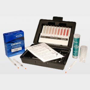 CHEMetrics K-8012 CHEMets Phenol Visual Kit, 4-Aminoantipyrine, 0-1 ppm & 0-12 ppm Range, 30 Ampoules