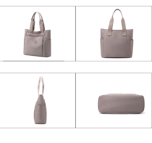 Bolso liviano de nylon para mujer tipo tote miniatura 6