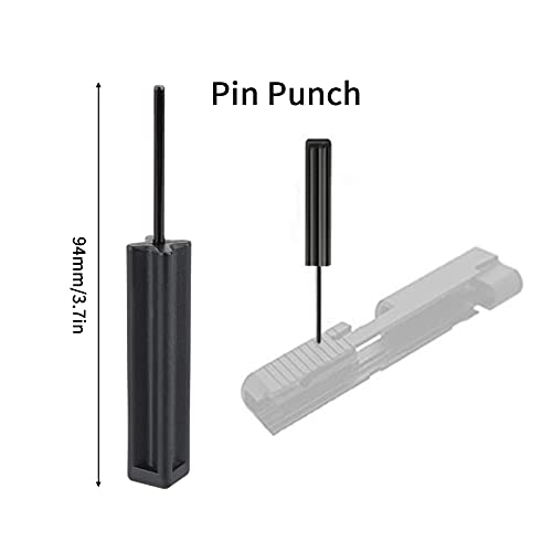 Toopmount Front Sight Tool, Glocks Tool Kit, Mag Plate Removal Tool Magazine Disassembly Tool Pin Punch Tool For G Series #TOP3