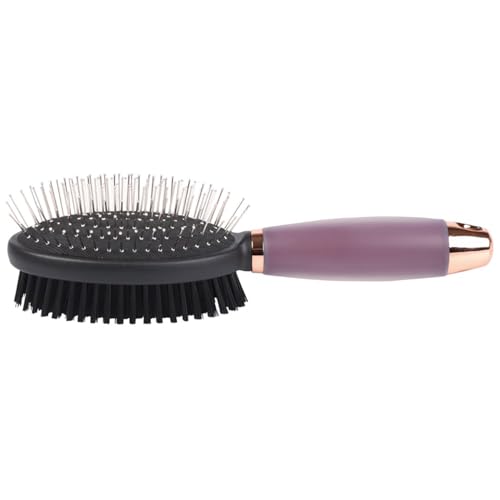 Brosse double face ComfortCare Harry's Horse violette pour le pansage des chevaux