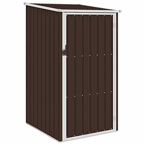 Leepesx Cobertizo de jardín, Caseta Jardin, Armarios Exteriores para Calderas, Casa Prefabricada, Cobertizo Jardin Exterior, Casetillas De Jardin, Verde Acero galvanizado 87x98x159 cm