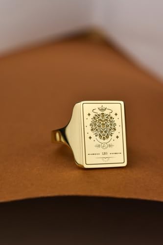 Pendentif Lion et bague astro à porter au quotidien pour un style astrologie chic - 2