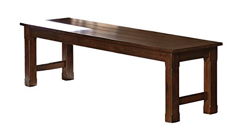 Homelegance HO-5400-13 Dining Bench, Burnished Brown