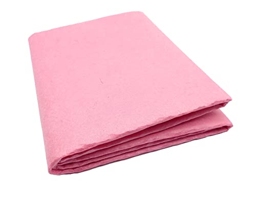 Image of Felt Cloth Stiff Hard, Pink, 44 x 36 inch | DIY Patchwork, Sewing Crafting