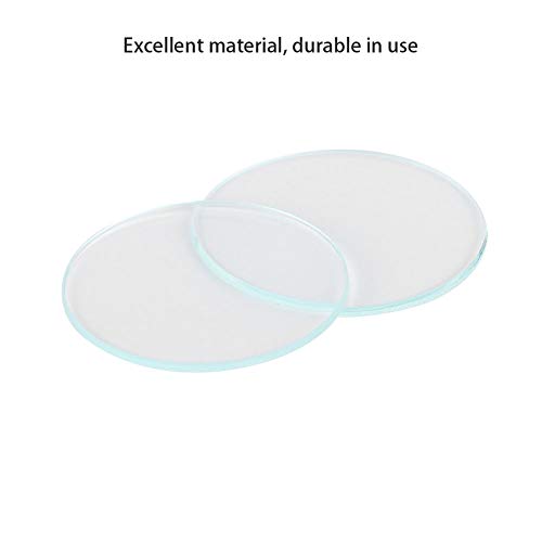 2 peças, 30 mm, 32 mm, lentes de cristal de relógio, lentes de reposição, taças de vidro para relógi