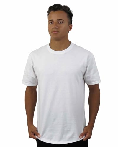 Yazbek Men's T-Shirts Casual 100% Cotton 3 Pack Short Sleeve Undershirt Durable Comfortable and Multipack Heavy Weight3