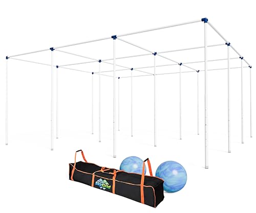Adjustable 9 Square Game Set for Schools Churches & Families Sky Grid Pro