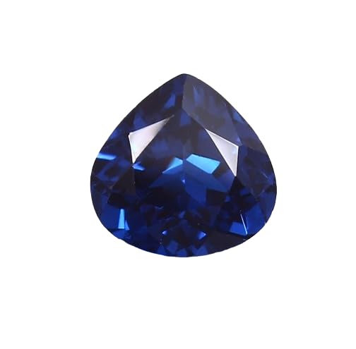 Saphir bleu naturel taillé en cœur pour créer votre bague de fiançailles DIY