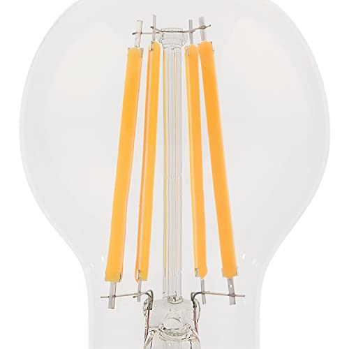 Image of Westinghouse 5167200 8 Watt (75 Watt Equivalent) A19 Dimmable Clear Filament LED Light Bulb, Medium Base