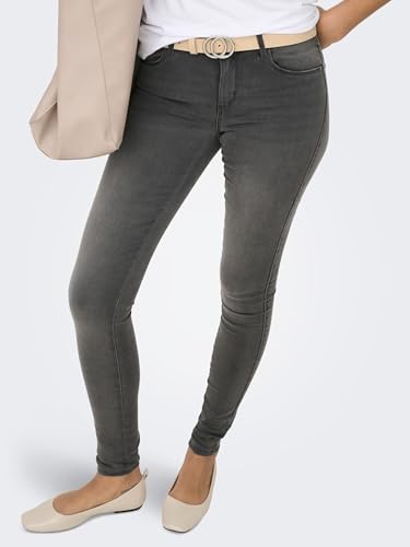 ONLY NOS Damen Skinny Skinny Jeans onlROYAL REG SK DNM JEANS BJ312 NOOS 15159650, Gr. W27/L30 (Herstellergröße: S), Grau (Dark Grey Denim) – Ansicht 7