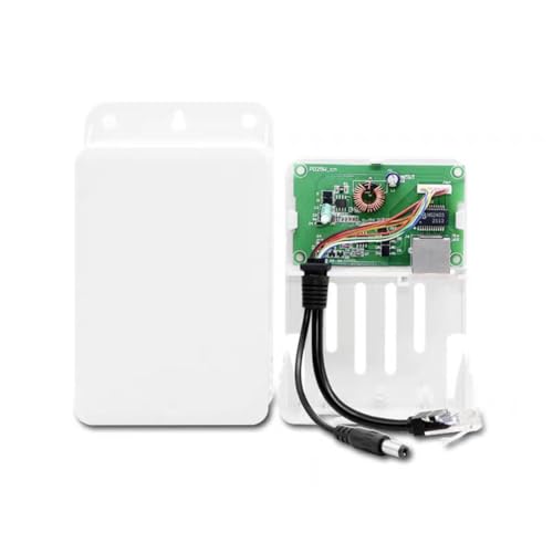 Hipzeepo Divisor PoE para Exteriores de 30 W, 1000/2500 M, para de Seguridad CCTV con Cámara IP para Exteriores, 25 W