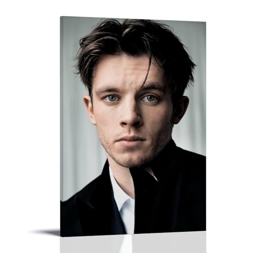 XLHONG Jannis Niewöhner - Póster de 1 actor de película, lienzo, pintura artística, póster para sala de estar, dormitorio, decoración de 40 x 60 cm, estilo marco