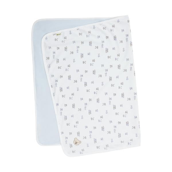 Steiff Manta Blanca Brillante, Manta para bebé, Manta para bebé, Manta Ideal para la Cuna, Suave y mullida, Lavable a máquina, Blanco Brillante, Talla única