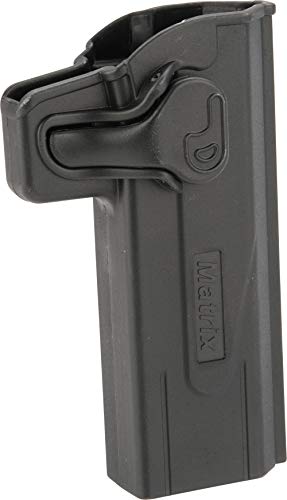 Evike Airsoft - Matrix Hardshell Adjustable Holster for STI Hi-Capa 2011 Series Airsoft Pistols (Type: Black/No Attachment)