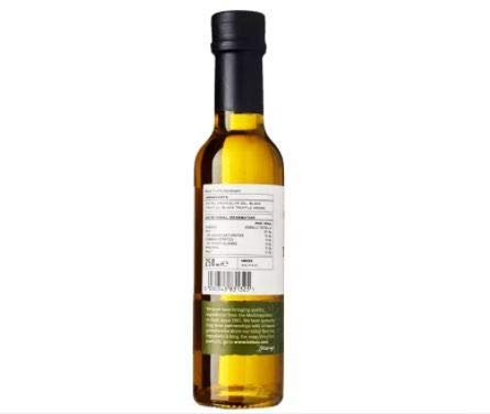 Belazu Aceite de Oliva Virgen Extra Con Trufa Negra 250ml - Aceite de oliva virgen extra impregnada de trufa negra embriagadora Es fantástico simplemente rociado sobre un huevo frito