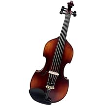 Violin 5 String Electric Acoustic Violin Brown 4/4 Full Size