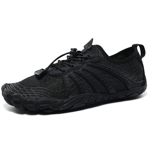 ZOOFLEX Water Shoes for Women Men, Quick Dry Barefoot Shoes,River Shoes for Outdoor Sports and Exercise Black by ZOOFLEX - Used condition - US$20.33