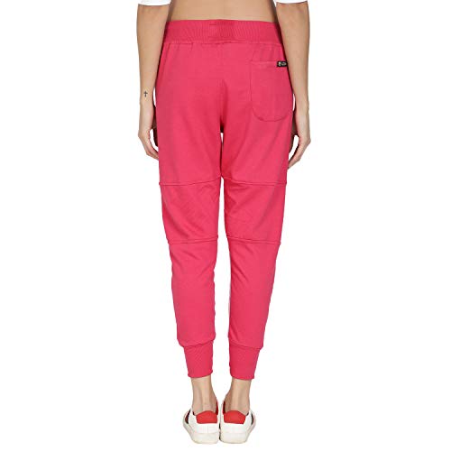 Image of UZARUS Women's Cotton Slim Fit Joggers Track Pants with 2 Zippered Pockets