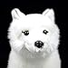 Scoorbee Adorable renard arctique réaliste en peluche blanche Vautour lagopus poupée Reynard polaire douce réaliste animaux en peluche simulation cadeau pour enfants