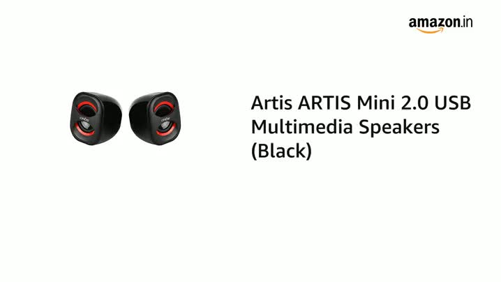 artis mini 2.0 usb multimedia speakers