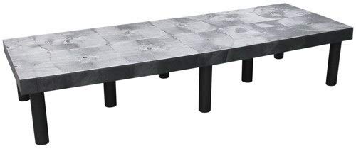 Quantum 362412DPS Polymer Dunnage Rack, 700 lbs Capacity, Polythylene, Black